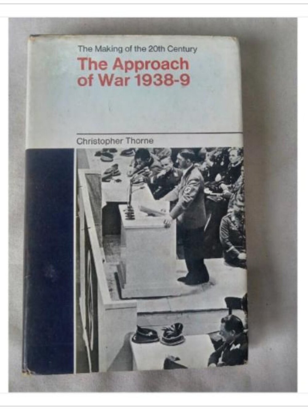 The Approach of War, 1938-1939 Christopher Thorne 1967 Book Vintage Novel Read